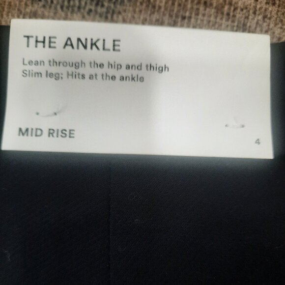 NWT Womens Ann Taylor The Eva Classic Black Ankle Pant Size 4 MSRP $98 - Picture 5 of 11